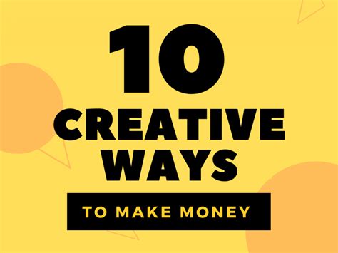 10 Creative Ways To Make Money Different Ideas To Make Money Online