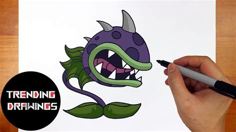 How To Draw Fnf Mod Character Chomper Easy Step By