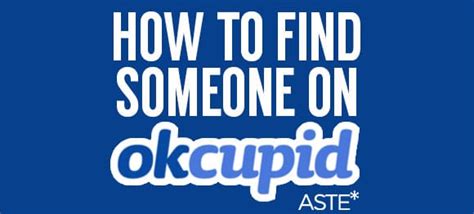 How To Find Someones Okcupid Profile Aste
