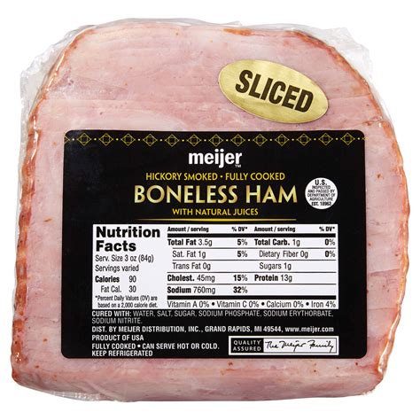 meijer boneless hickory smoked sliced ham ham meijer grocery hot sex picture
