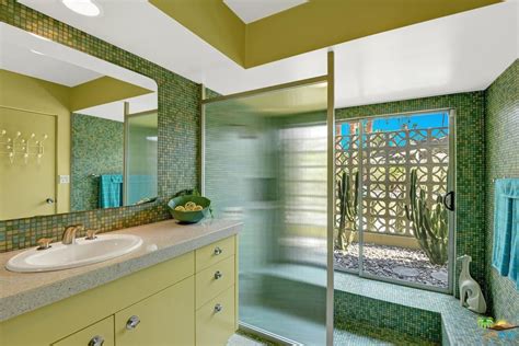 Today mark is visiting a home in london where a couple want to combine. Palm Springs old-school bathroom with sunken tub ...