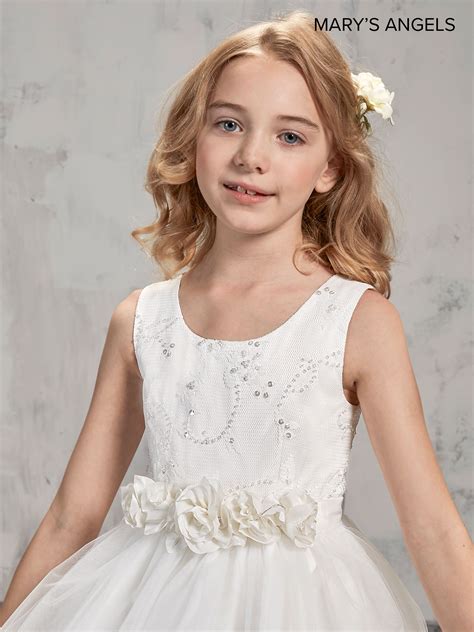 Angel Flower Girl Dresses Style Mb9008 In Ivory Or White Color