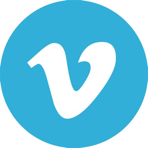 Icono Vimeo Logo En Social Colored Icons