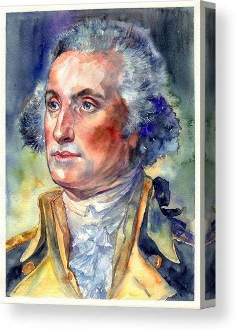 George Washington Portrait Canvas Print Canvas Art By Suzann Sines