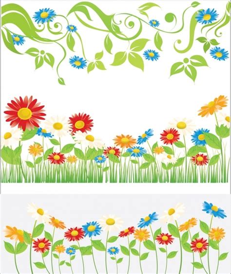 Spring Flowers Vectors Images Graphic Art Designs In Editable Ai Eps