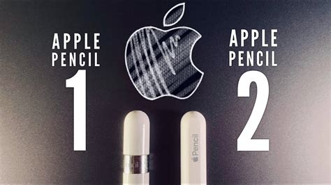 Apple pencil (1st generation) and apple pencil (2nd generation). Apple Pencil 1 vs Apple Pencil 2 - YouTube