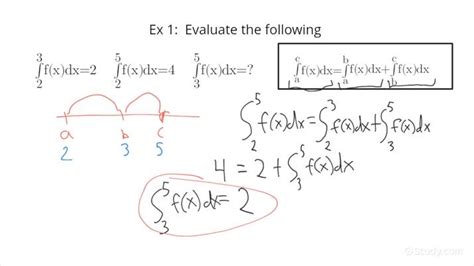 How To Calculate A Definite Integral Of A Function Over Adjacent