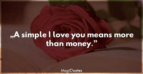 A Simple I Love You Means More Than Money Frank Sinatra I Love You