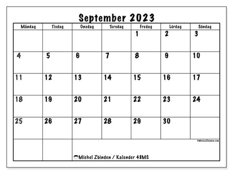 Kalender September F R Att Skriva Ut Ms Michel Zbinden Se