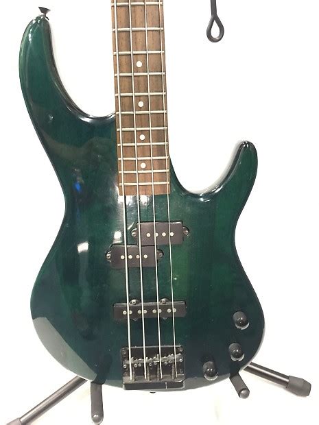 Ibanez Ibanez Tr Series Bass Guitar Made In Korea Trans Green Reverb