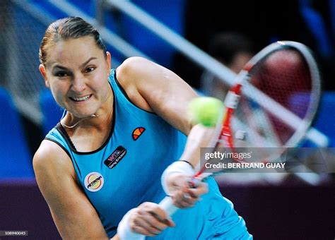Russian Tennis Player Nadia Petrova Hits A Return To Her French News
