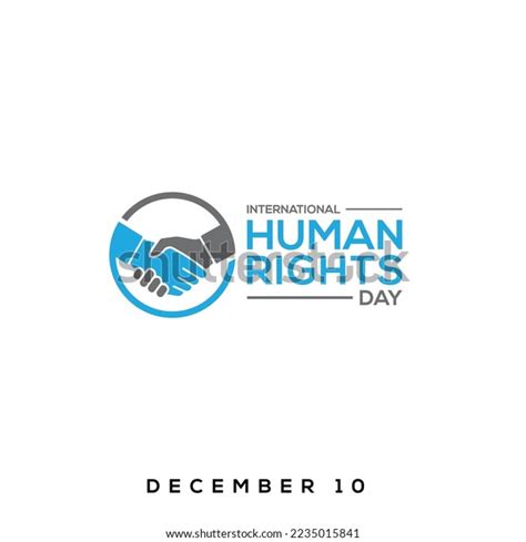 Human Rights Day December 10 Holiday Stock Vector Royalty Free