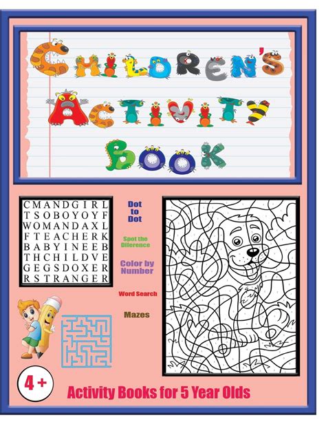 Activity Books For 5 Year Olds An Activity Book With 120 Puzzles