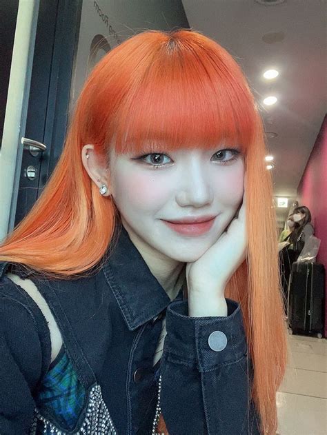Baby Orange Orange Hair Kim Song Stylish Girl Pic Pretty Style