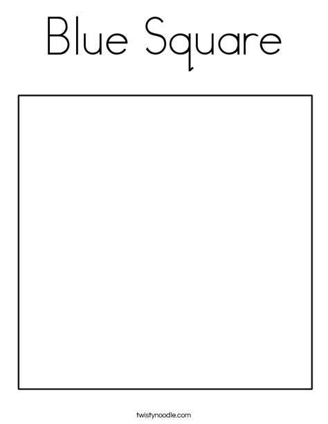 Square Coloring Pages Kidsuki