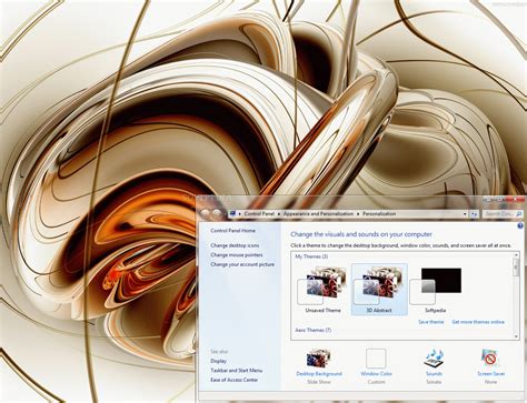 3d Abstract Windows 7 Theme Download And Review