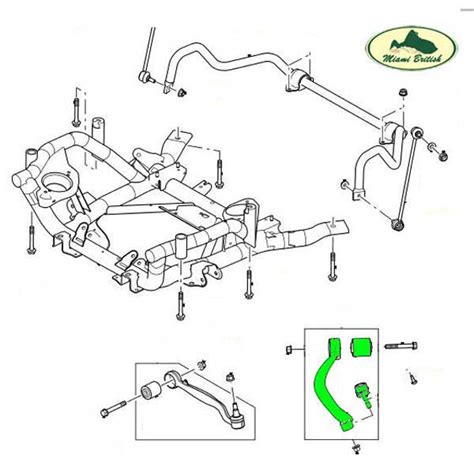 Land Rover Front Suspension Upper Control Arm Lh Range 03 12 Lr018344