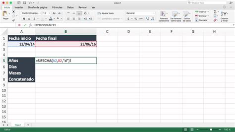 Como Calcular La Diferencia Entre Dos Fechas En Excel Esta Diferencia