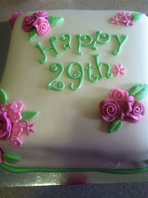 Number Cake 29 Ans Happy 29th Birthday Birthday Parties Birthday Cake Images And Photos Finder