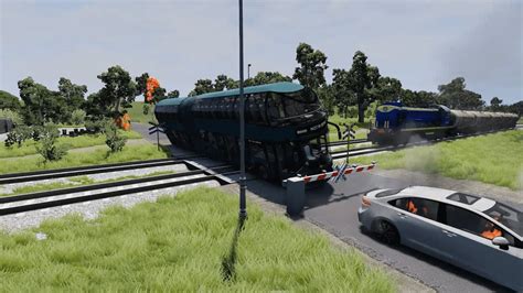 Train Accident Beamngdrive Youtube