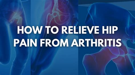 How To Relieve Hip Pain From Arthritis Orthocarolina