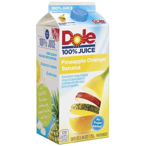 Dole Pineapple Orange Banana 100 Juice Hy Vee Aisles Online Grocery