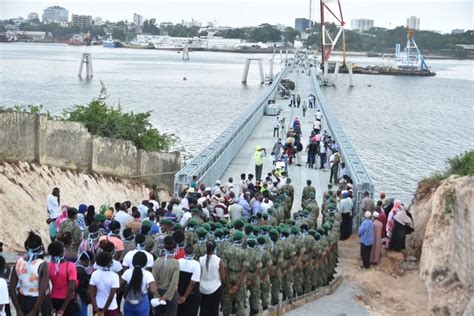 Likoni Residents Get To Use The Newly Built Likoni Floating Bridge Nation