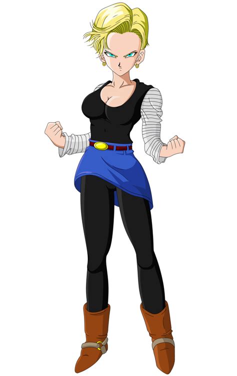 An Anime Character With Blonde Hair And Blue Pants Standing In Front