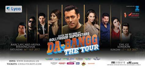 Da Bangg The Tour In Birmingham Uk Date Location Tickets Salman Khan