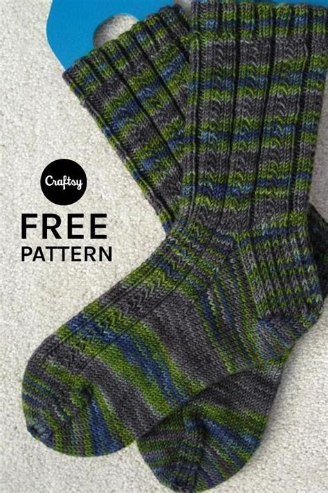 This Beginner Sock Pattern Features A Unique Stitch That Is Guaranteed