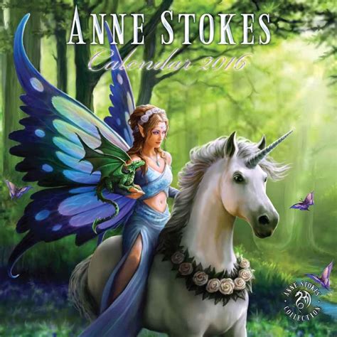 Anne Stokes Unicorn And Fairies Fairy Art Anne Stokes