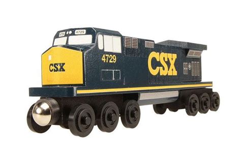 Csx C 44 Engine Wooden Toy Train By Whittle Shortline Railroad Known
