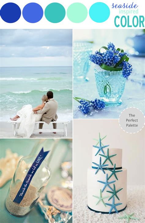 View real weddings based on their color scheme to get inspiration in your wedding color palette. Color Story | Beach wedding colors, Wedding themes ...