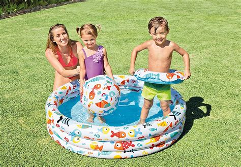 Intex Inflatables Kids Swimming Pools Children Paddling Floating Beach