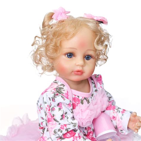 Buy Realistic Reborn Toddler Baby Dolls Girl Full Body Silicone 22 Inch