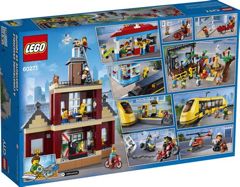 Lego City Main Square 60271cool Building Toy For Kids 1517 Pieces