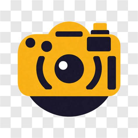 Download Yellow Camera Icon Representation Png Online Creative Fabrica