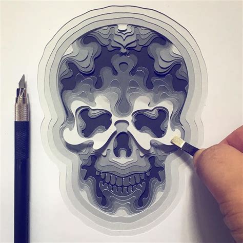 10 Wonderfully Crafted Paper Skulls Just In Time For Halloween In 2020