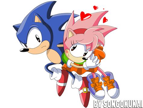 Sonic And Amy By Krizeii On Deviantart
