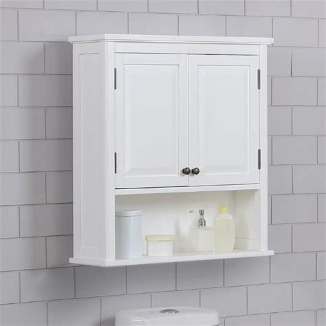 Dorset 27w X 29h Wall Mounted Bath Storage Cabinet W Two Doors And