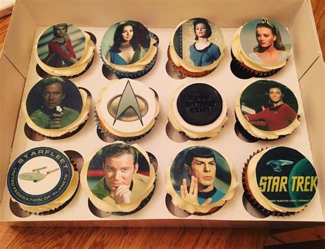 Star Trek Cupcakes If You Like These Please Give My Page A Follow
