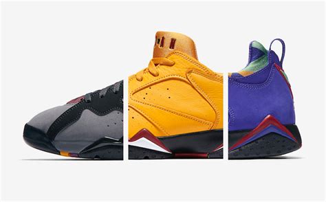 Air Jordan 7 Low Nrg Pack Bordeaux Taxi And Bright Concord •