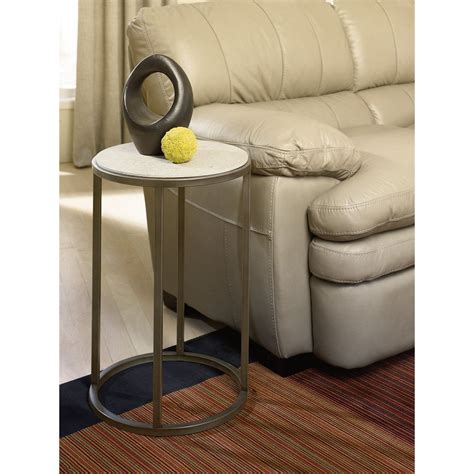 Hammary Modern Basics Occa Endt 293 80 Round End Table With Bronze