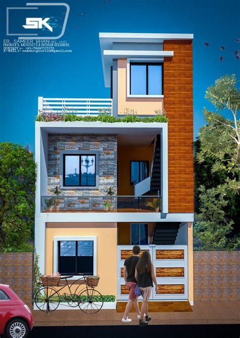 Modern Small House Exterior Design In India Trendecors