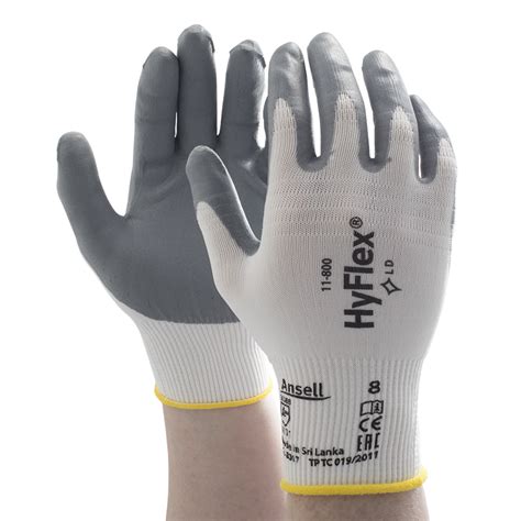 Personal Protective Equipment Ppe Gloves 6 Pair Ansell Hyflex 11 840