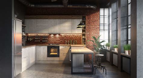 Kitchen Design Rendering 6 Examples By Archicgi