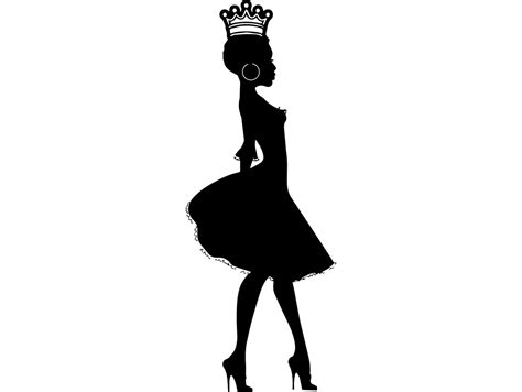 Black Queen Svg For Silhouette And Cutting File Designsbyaymara
