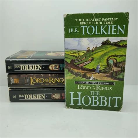 Jrr Tolkien Lord Of The Rings And The Hobbit Book Lot Complete 1 3