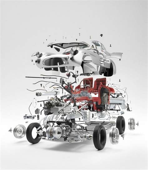 I will bet caddy did that themselves for advertisement eye candy. Exploding photographs of classic sports cars by Fabian Oefner.