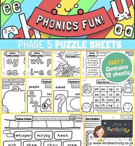 Phase 5 phonics resources (year one). Phase 5 Phonics Activity Pack | Mrs Mactivity | Phonics ...